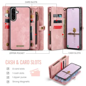 WALLET Ochranný kryt s peňaženkou 2v1 pre Samsung Galaxy A17 / A17 5G ružový
