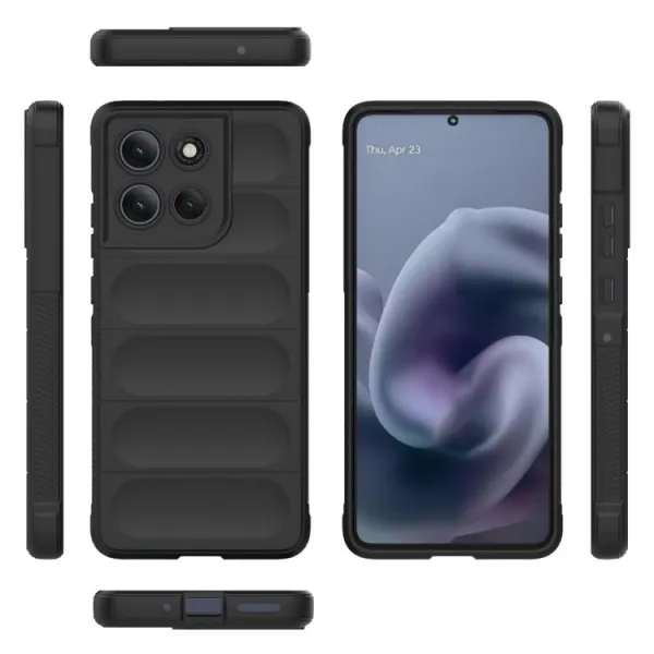 STEPS Ochranný kryt pre Motorola Moto G86 Power 5G čierny