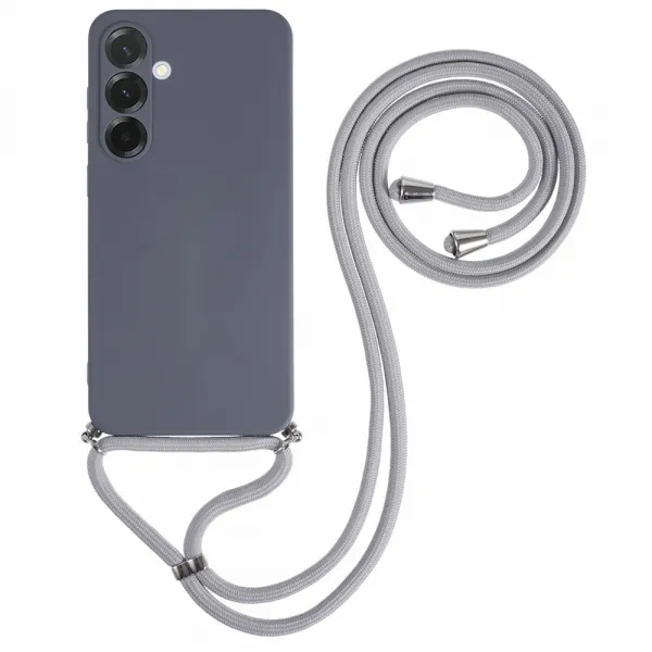 ROPE Kryt so šnúrkou Samsung Galaxy A17 / A17 5G šedo-modrý