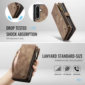 WALLET Ochranný kryt s peňaženkou 2v1 pre Samsung Galaxy A17 / A17 5G hnedý