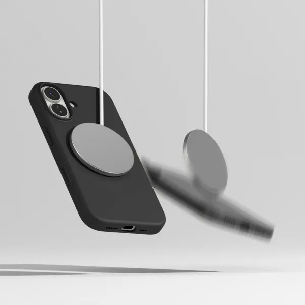 RINGKE SILICONE MAGSAFE Ochranný kryt Apple iPhone 17 BLACK