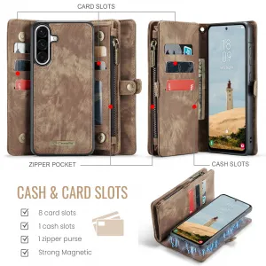 WALLET Ochranný kryt s peňaženkou 2v1 pre Samsung Galaxy A17 / A17 5G hnedý