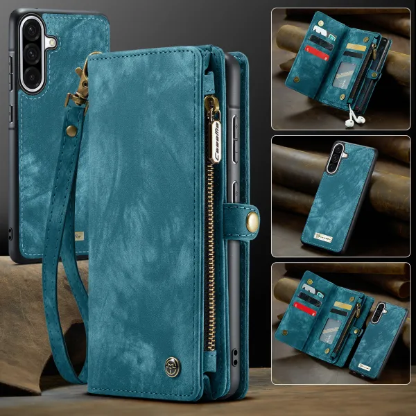 WALLET Ochranný kryt s peňaženkou 2v1 pre Samsung Galaxy A17 / A17 5G modrý