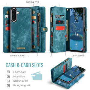 WALLET Ochranný kryt s peňaženkou 2v1 pre Samsung Galaxy A17 / A17 5G modrý