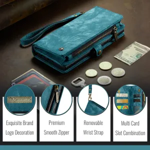 WALLET Ochranný kryt s peňaženkou 2v1 pre Samsung Galaxy A17 / A17 5G modrý