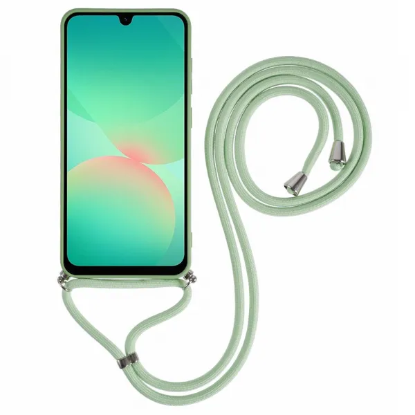 ROPE Kryt so šnúrkou Samsung Galaxy A17 / A17 5G svetlozelený