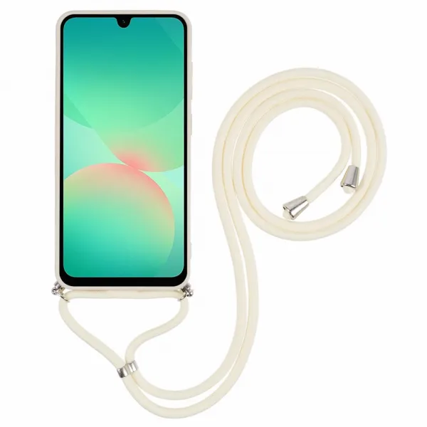 ROPE Kryt so šnúrkou Samsung Galaxy A17 / A17 5G béžový