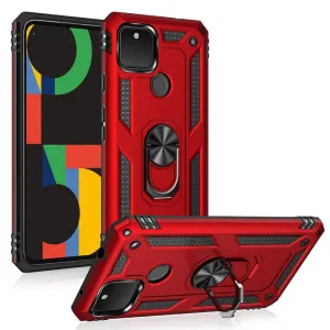 RING Kryt s držiakom pre Google Pixel 4a 5G červený