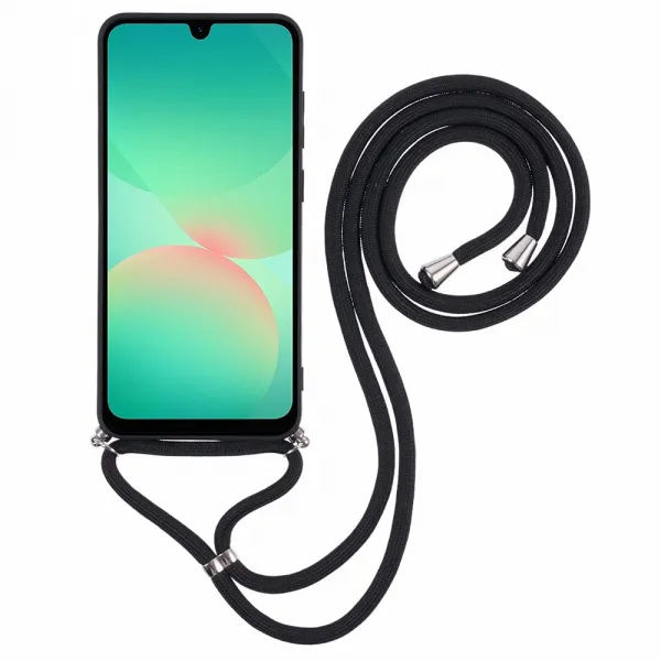 ROPE Kryt so šnúrkou Samsung Galaxy A17 / A17 5G čierny