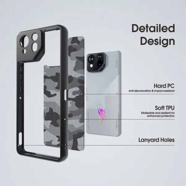 IBMRS Ochranný obal pre Asus ROG Phone 8 CAMOUFLAGE