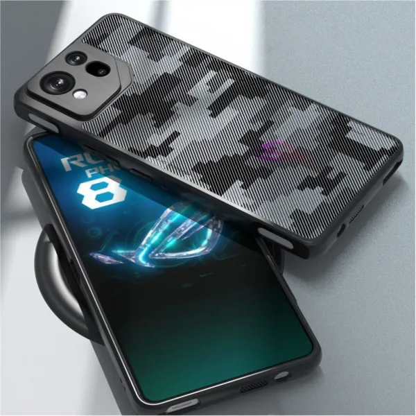 IBMRS Ochranný obal pre Asus ROG Phone 8 TRANSPARENT BLACK
