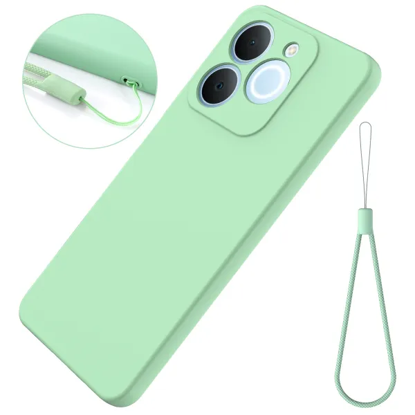 RUBBER Ochranný obal pre Realme Note 70T zelený