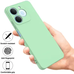 RUBBER Ochranný obal pre Realme Note 70T zelený
