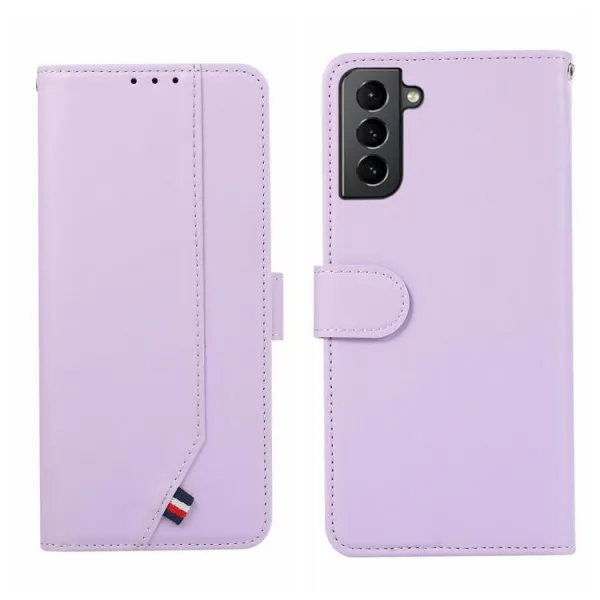 ABEEL DELICATE Peňaženkový obal Samsung Galaxy S21 5G fialový