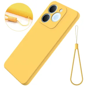 RUBBER Ochranný obal pre Realme Note 70T žltý