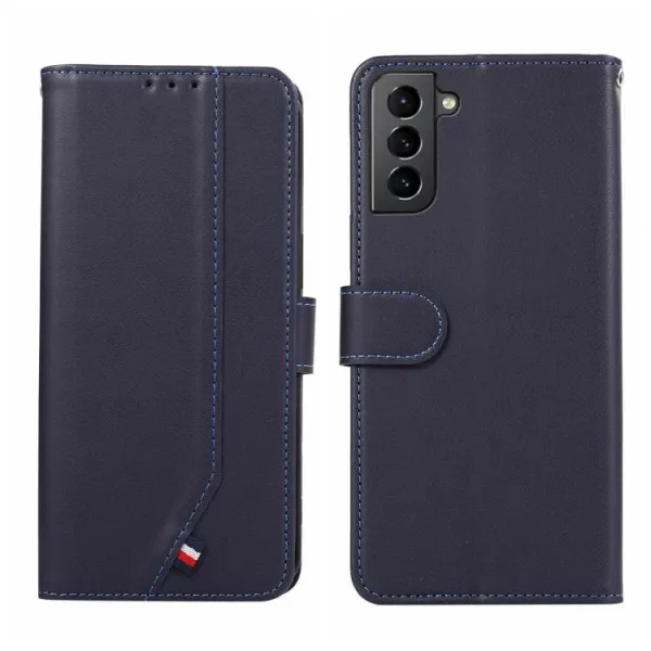 ABEEL DELICATE Peňaženkový obal Samsung Galaxy S21 5G modrý