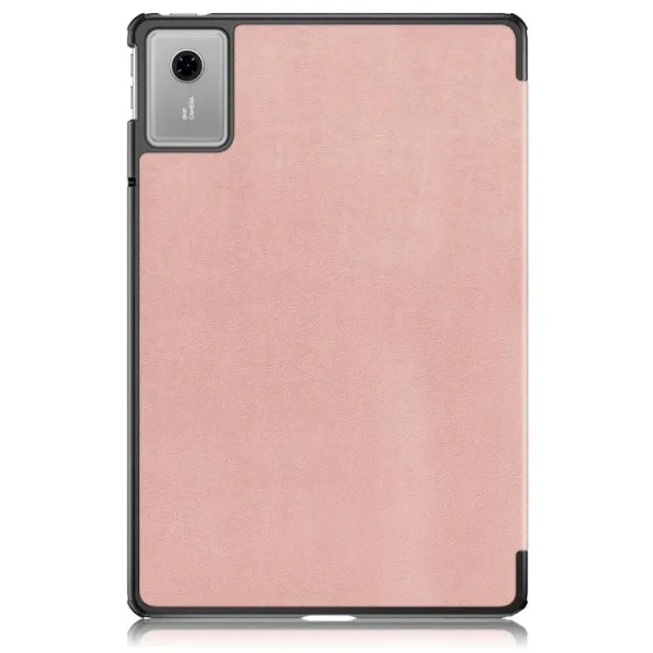 LEATHER Zaklápací kryt pre Lenovo Idea Tab 11 / Tab K11 Gen2 ružovo-zlatý