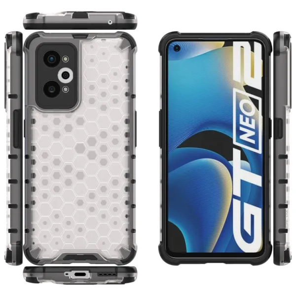 HONEYCOMB Ochranný kryt Realme GT Neo2 5G biely