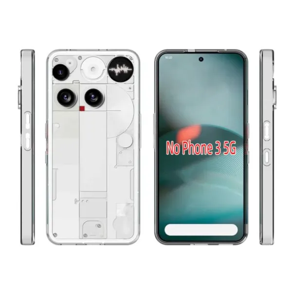 TPU Ochranný kryt pre Nothing Phone (3) priehľadný