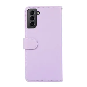 ABEEL DELICATE Peňaženkový obal Samsung Galaxy S21 5G fialový