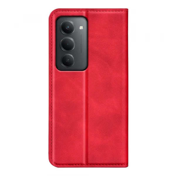 MAGNETIC Zaklápací kryt pre Xiaomi Redmi 15 / Redmi 15 5G červený