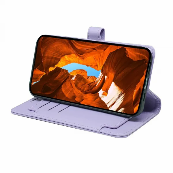 VELDO Peňaženkové puzdro pre T Phone 3 fialové
