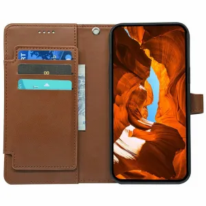 VELDO Peňaženkové puzdro pre T Phone 3 modré