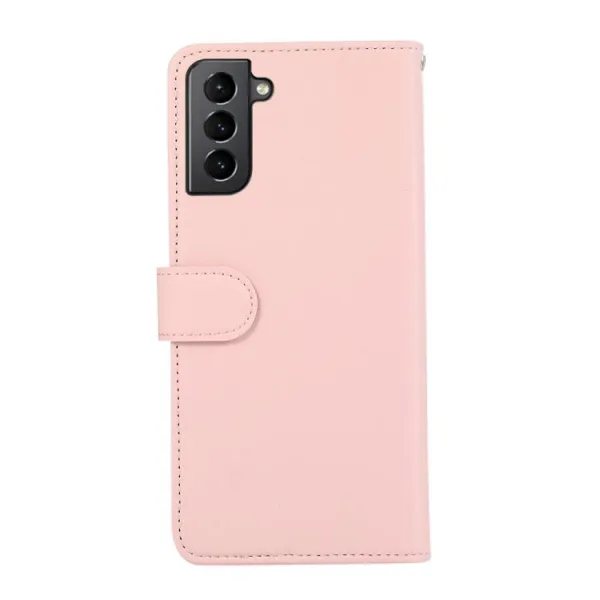 ABEEL DELICATE Peňaženkový obal Samsung Galaxy S21 5G ružový