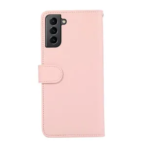 ABEEL DELICATE Peňaženkový obal Samsung Galaxy S21 5G ružový