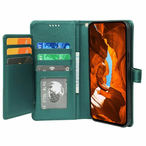 VELDO Peňaženkové puzdro pre T Phone 3 zelené
