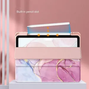 ART MARBLE FOLIO Puzdro pre Samsung Galaxy Tab S6 Lite 2024 / S6 Lite 2022 / S6 Lite GREY