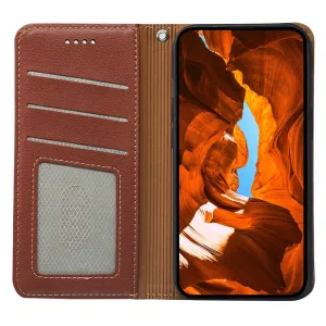 MAGNETIC Zaklápací kryt pre T Phone 3 hnedý