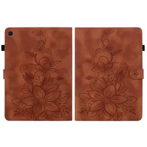 ART LILY Zaklápacie puzdro pre Samsung Galaxy Tab S6 Lite 2024 / S6 Lite 2022 / S6 Lite hnedé