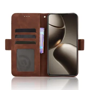 SLOT Peňaženkový obal pre Xiaomi 15T hnedý