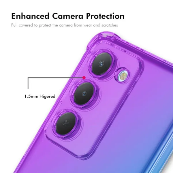ENKAY GRADIENT Ochranný obal pre Xiaomi Redmi 15 / Redmi 15 5G BLUE-PINK