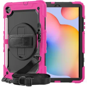 SOLID 360 Odolný obal pre Samsung Galaxy Tab S6 Lite 2024 / S6 Lite 2022 / S6 Lite ružový