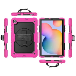 SOLID 360 Odolný obal pre Samsung Galaxy Tab S6 Lite 2024 / S6 Lite 2022 / S6 Lite ružový
