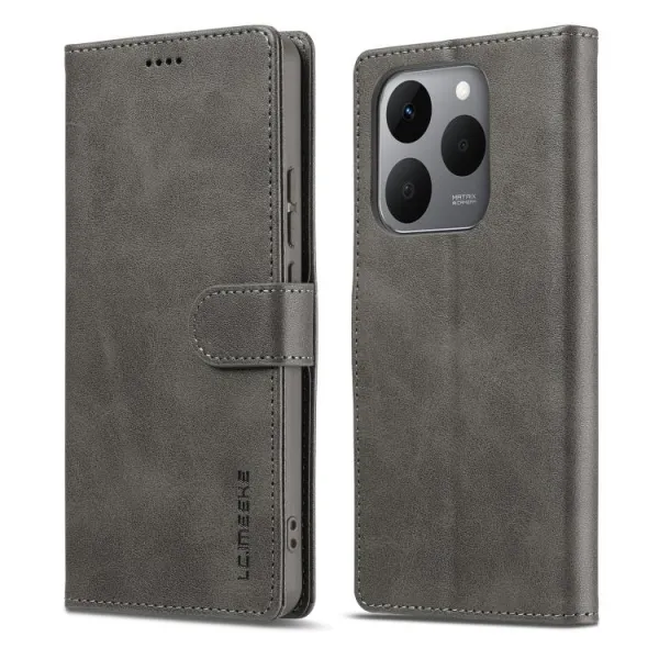 IMEEKE Peňaženkový obal pre Xiaomi 15T šedý