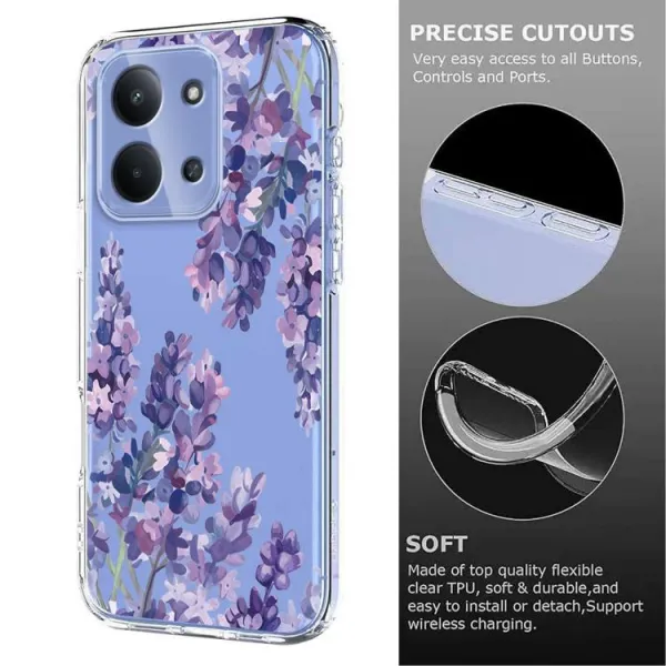 ART TPU Ochranný obal pre Xiaomi Redmi 15C / Redmi 15C 5G WISTERIA
