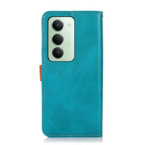 KHAZNEH DUAL-COLOR Peňaženkový kryt pre Xiaomi Redmi 15 / Redmi 15 5G modrý