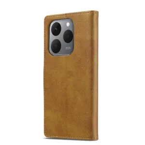 IMEEKE Peňaženkový obal pre Xiaomi 15T svetlohnedý
