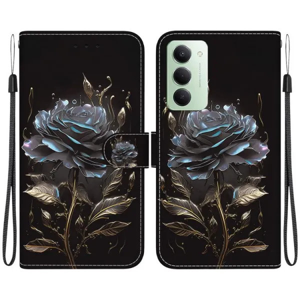 ART Peňaženkový kryt pre Xiaomi Redmi 15 / Redmi 15 5G BLACK ROSE