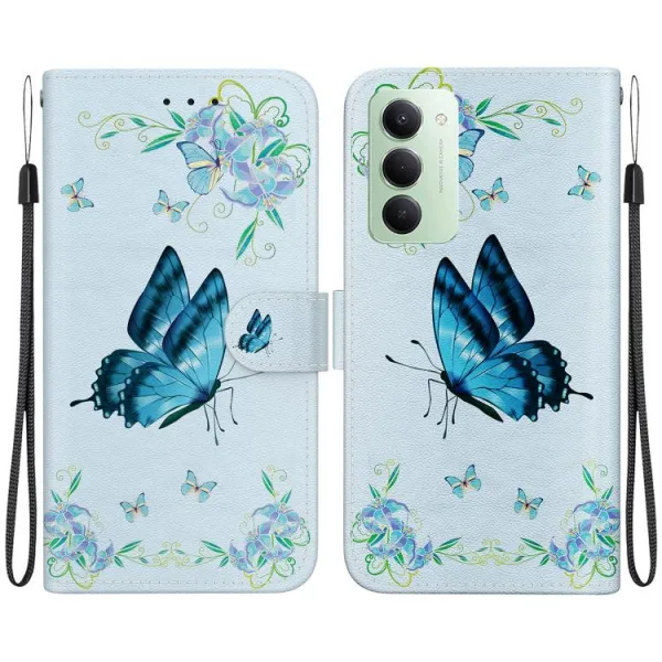 ART Peňaženkový kryt pre Xiaomi Redmi 15 / Redmi 15 5G BLUE BUTTERFLY