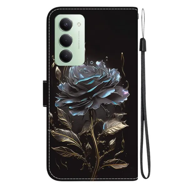 ART Peňaženkový kryt pre Xiaomi Redmi 15 / Redmi 15 5G BLACK ROSE