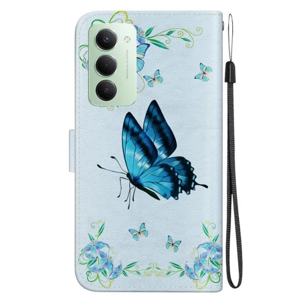 ART Peňaženkový kryt pre Xiaomi Redmi 15 / Redmi 15 5G BLUE BUTTERFLY