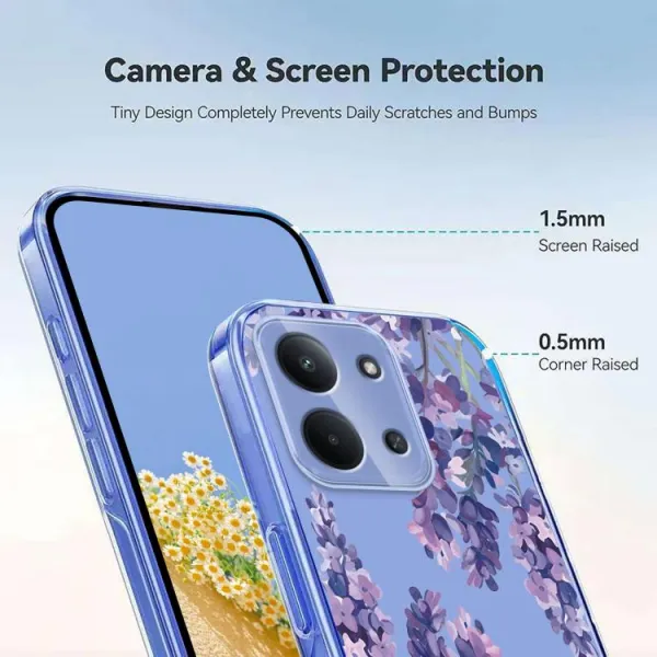 ART TPU Ochranný obal pre Xiaomi Redmi 15C / Redmi 15C 5G WISTERIA