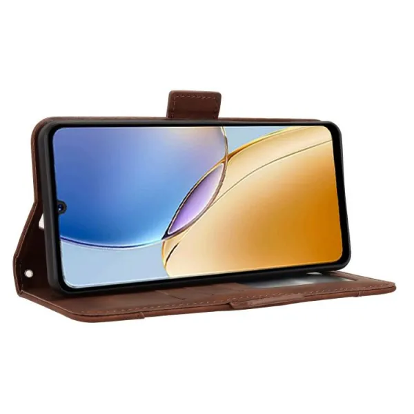 SLOT Peňaženkový obal pre ZTE Blade A56 hnedý