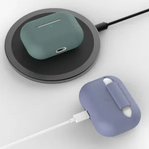 PROTEMIO 3in1 Sada pre ochranu slúchadiel Apple AirPods Pro modro-šedá
