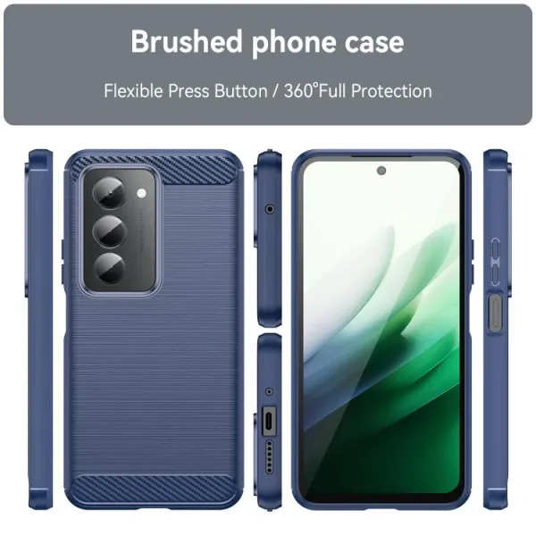 FLEXI TPU Ochranný obal Xiaomi Redmi 15 / Redmi 15 5G modrý