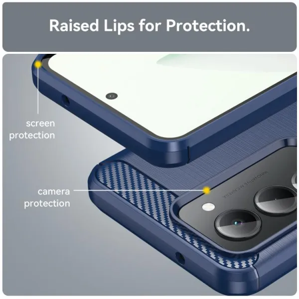 FLEXI TPU Ochranný obal Xiaomi Redmi 15 / Redmi 15 5G modrý